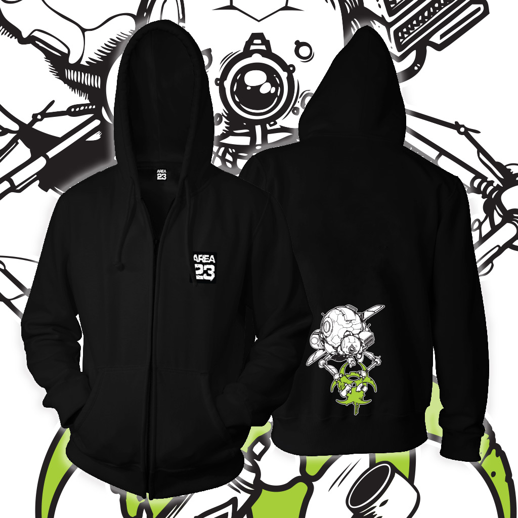 Pánská mikina se zipem Acid-blowfly Výprodej !+